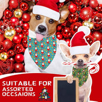 Halloween Dog Bandanas 2 Pack Reversible Triangle Scarf – Essentials for Dogs - Christmas 1 - image 4