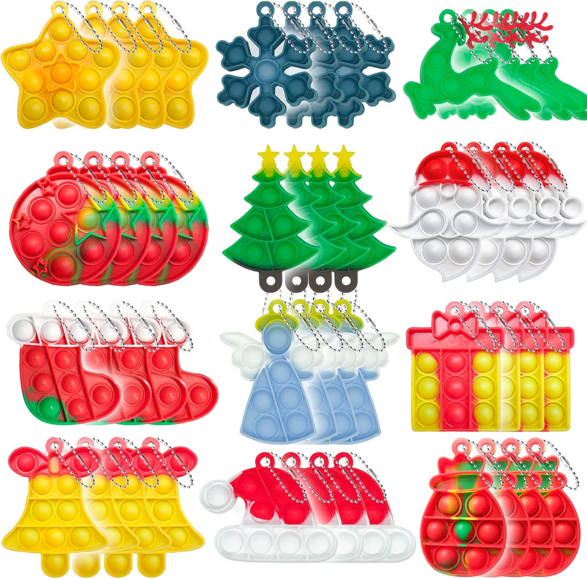 Halloween Mini Pop Bubble Fidget Toy - 60pcs