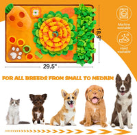 Pet Snuffle Mat for Dogs Sniff Mat Nosework Feeding Mat Slow Feeder - 29.5''x18.9'' - image 2