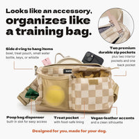 Cleverpup Walk & Train 2-in-1 Dog Walking Bag, Hands-Free - Graphite - image 2