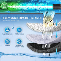 290GPH Turtle Tank Filter Aquarium Filter for 20-85 Gallon - Turtle Filter for 40-155Gallon / Black - image 2