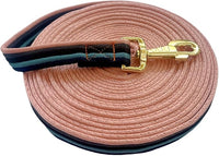 Premium Horse Training Lunge Line with Alloy Trigger Buckle for Accurate Equestrian Training of 26 Foot (8 Meters)
