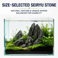 Dragon Stone Aquascaping Rocks, Aquarium Stone Set - 5 lb (2–6") / Seiryu-Stone - image 2
