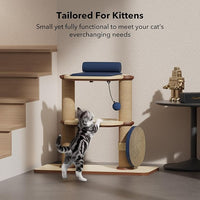 PETLIBRO Infinity Cat Tree Tower for Indoor Cats, Modular Design with Cat Bed, Toy, Felt Pads, Sisal Scratching Posts, 2-Second Setup, Sturdy Multi-Level Activity Center Cat Condo for Any Room