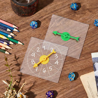 Gejoy 10 Pack Transparent Spinners Bulk for Classroom Clear Spinners - Multicolor / 10 - image 2