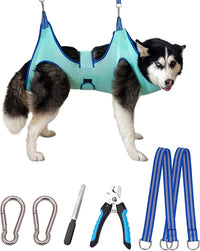Kkiimatt Dog Grooming Hammock - XX-Large 65 LB Max/Turquoise