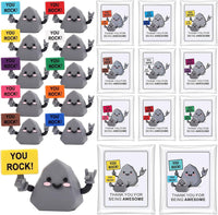 Gejoy 48 mini rubber positive figures with cards, potato, pickle, duck and flamingo - view 6