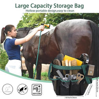 Horse Grooming Kit 13 Piece, Horse Brushes for Grooming Supplies Set with Organizer Bag, Horse Brush & Curry Comb for Effective Cleaning, Gift for Horses Riders Beginners