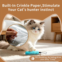 Upgraded 2.36 Inch Large Interactive Cat Toys Ball for Indoor Cats - Multicolor - image 4