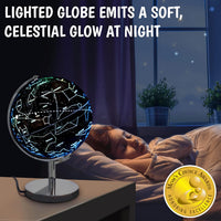 USA Toyz Illuminated World Globe with Stand - 9" Diameter - image 4