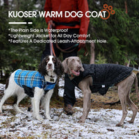 Kuoser Waterproof Dog Coat - Blue / X-Large (Pack of 1) - image 3