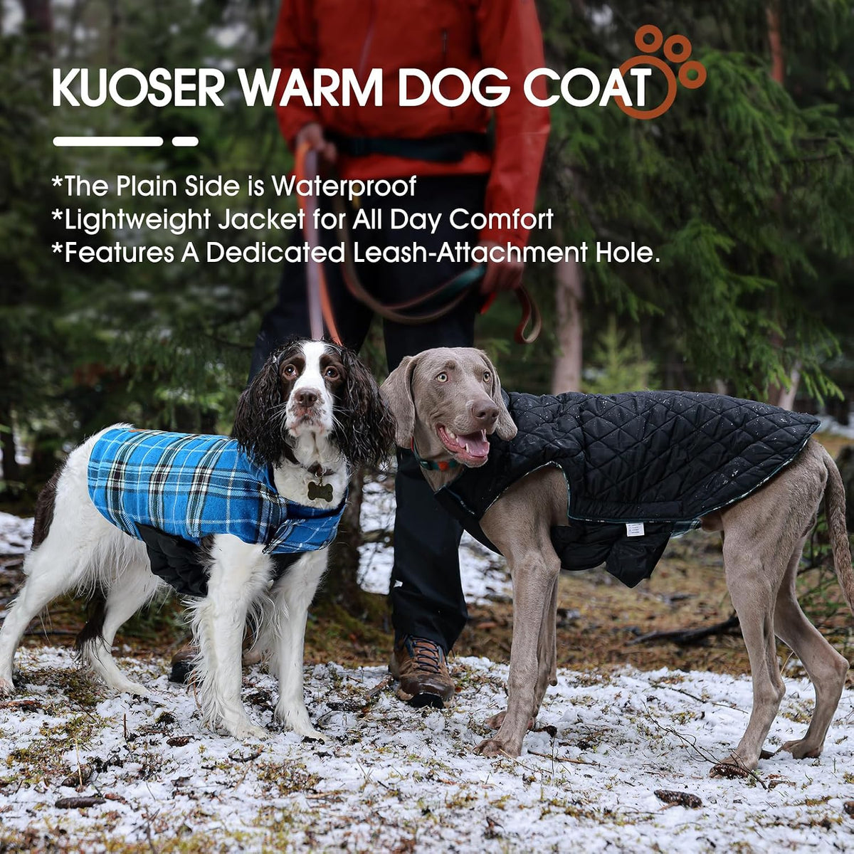 Kuoser Waterproof Dog Coat - Blue / X-Large (Pack of 1) - image 3