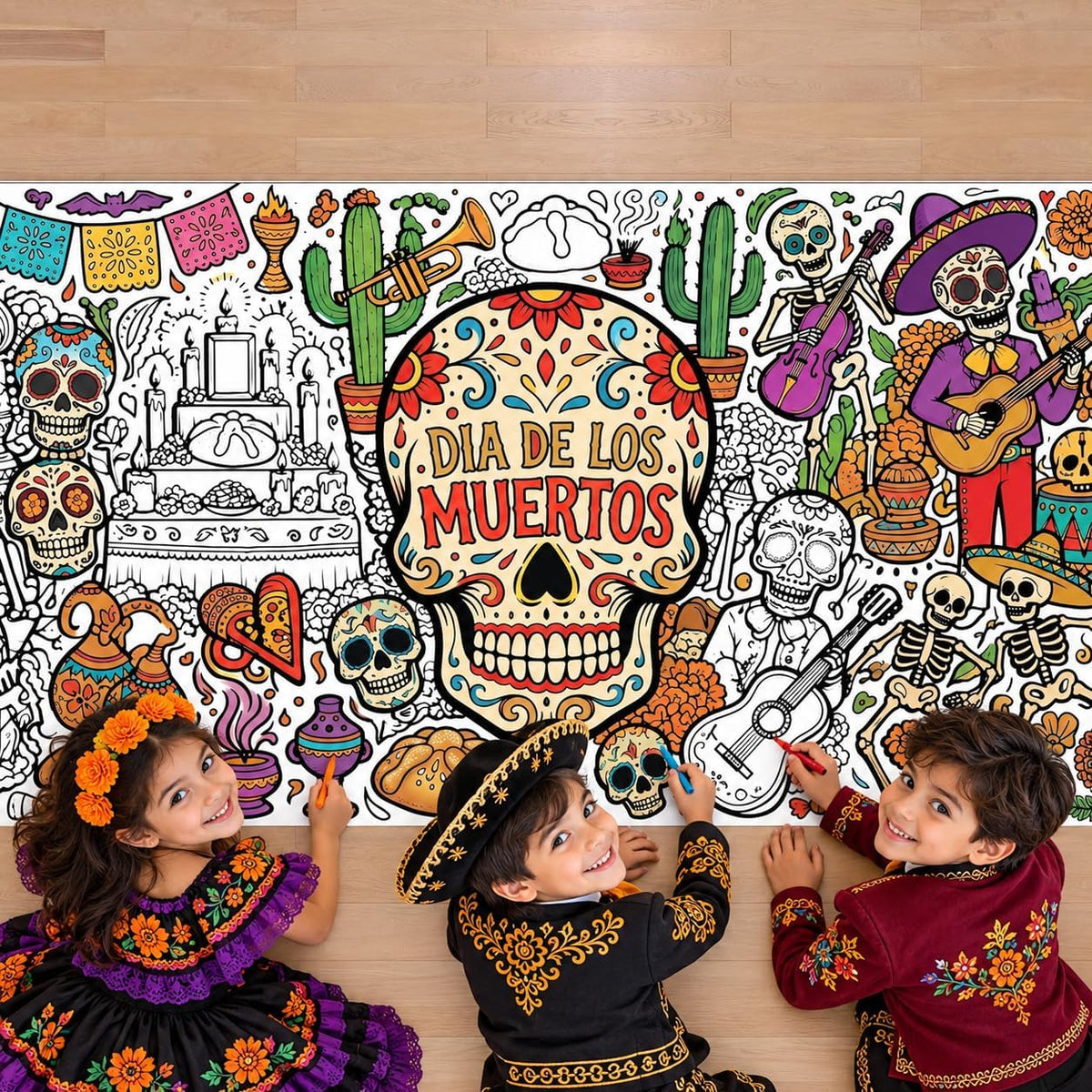 OHOME Halloween Crafts for Kids - Dia De Los Muertos