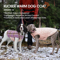 Kuoser Waterproof Dog Coat - Lavender / 2X-Large (Pack of 1) - image 3
