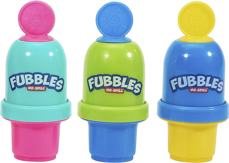 Little Kids Fubbles No-Spill Mini Bubble Tumbler, Multi – Fun for Kids & Family