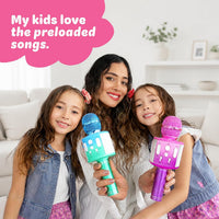 Move2Play, Kids Karaoke Microphone - White/Pink - image 2