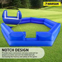 WARSUN 15 ft inflatable gaga ball pit with notched entry and built-in blower - view 30
