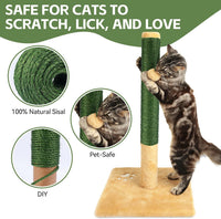 White Sisal Rope for Cat Tree and Scratching Post 5mm 1/5 Inch - Green Φ5mm/0.2inch / 100FT - image 2