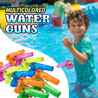 Playbees 12 pack of 6 inch clear water guns for kids in six colors - view 6