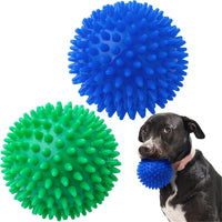 Squeaky Balls for Pet Small Puppy - XL Large Set of 2 / Multi