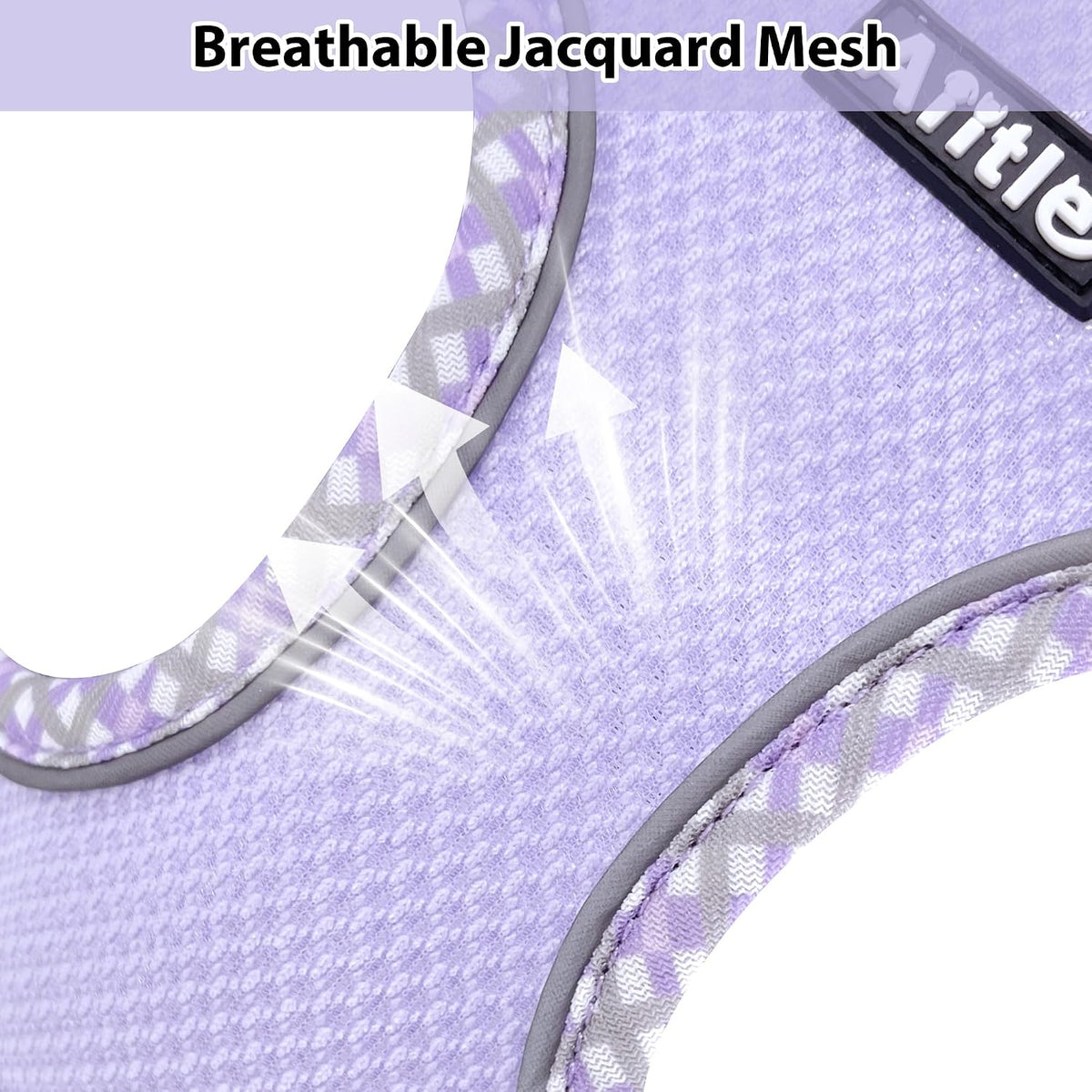 Breathable Dog Harness Small Sized and Leash Set - Purple / XXXS(Chest: 8.5 - 10") - image 3