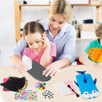 WATINC Hand Puppet Making Kit, Felt Sock Puppet Toys for Kids – Fun for Kids & Family - Ocean Animals A - image 4