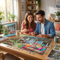 Nattork Jigsaw Puzzle 1000 Pieces for Adults - Garden Cottage - image 4