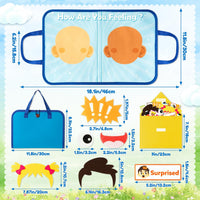WATINC Travel Felt Board Story Set - Emotional - image 2
