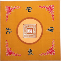 Mahjong Mat with 3 Dice & Carrying Bag - Yellow - image 2