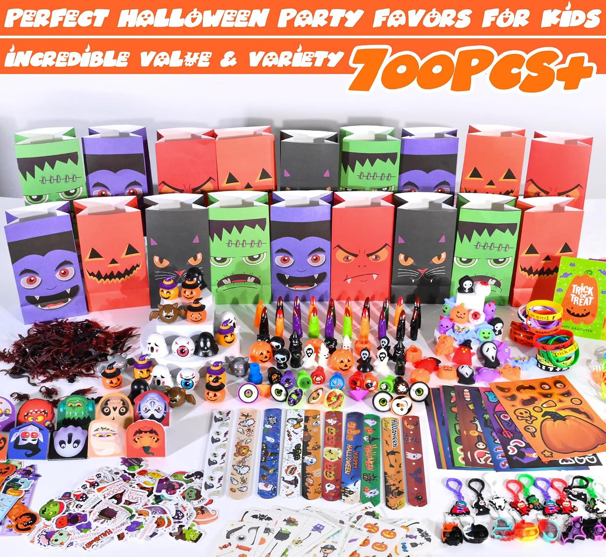 PLOUGVI 702PCS Halloween Party Favors Supplies Decorations - Halloween Party Favors - image 2