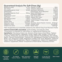 Wuffes 23-in-1 Dog Multivitamin Supplement for Hip & Joint, Skin & Coat and Immune System Support with Omega 3, Iron, Zinc, Vitamin C - Minerals & Vitamins for Senior Dogs and Puppies - 30 Soft Chews