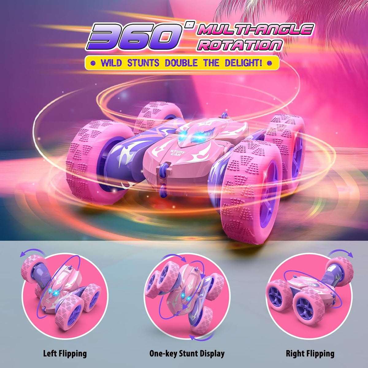 Excitobo Remote Control Car - Pink - image 3