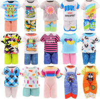 30 PCS Mini 6 Inch Doll Clothes and Accessories for 5.3-6 Inch Dolls – Fun for Kids & Family - 12 PCS - image 3