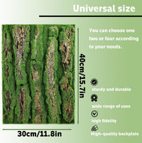 4pcs Rock Terrarium Background, 3D Reptile Tank Background Board - Green-15.7"*11.8"（1pcs） - image 2