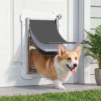 3-Flap Never Rust Extra Large Dog Door for Doors with Sliding Lock - Medium / For Door - image 2