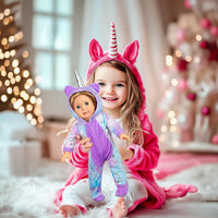 WONDOLL American 18-Inch Doll Clothes and Accessories - purple - image 4