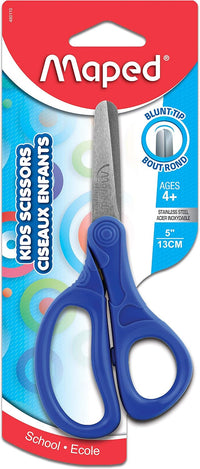 Maped 5 inch blunt tip kids scissors with stainless steel blades