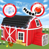 W&O Space Explorer Inflatable Fort with Lights & Sound - Country Barn