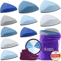 Special Supplies 10 piece rubber stepping stones for kids in bright colors - view 3