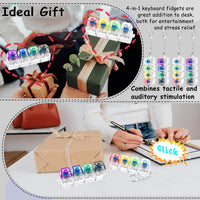 2 PCS Keyboard Fidget Toy - Transparent / General - image 4