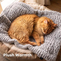 Mora Pets Self Warming Cat Bed Self Heating Cat Pad Pet Mat Indoor - A: Light Grey / Small - image 4