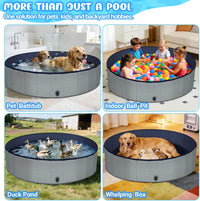 Dog Kiddie Pool for Small Medium Large Dogs, Multiple Pets - 47"x11.8" - image 2