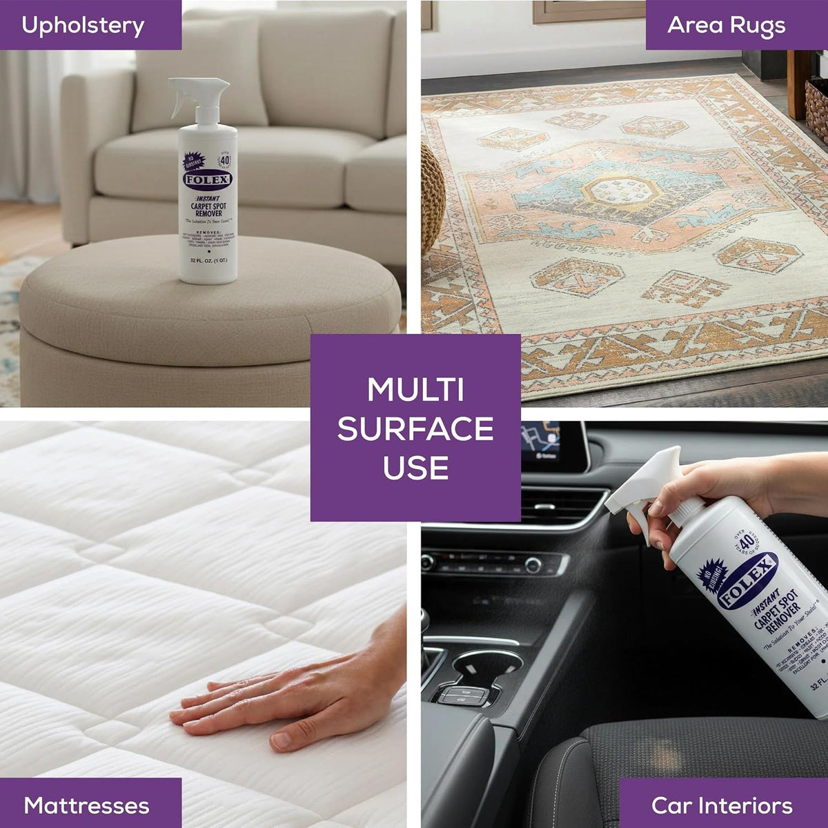 FOLEX Instant Carpet Spot Remover Carpet Cleaner - image 4