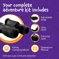 Think Peak Blue Binoculars Science Toy for Kids Ages 3-12 Years - Black - image 4