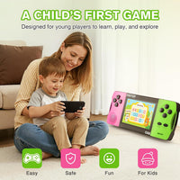 Handheld Games for kids Built-in 200+ Classic Retro Games - Green - image 2