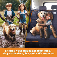 Dog Car Seat Cover for Back Seat - Black-Brown / SUV Bench-54"W / 1 - image 2