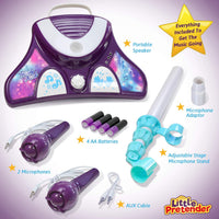 Little Pretender Kids Karaoke Machine, 2 Mics - image 2