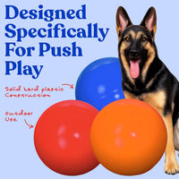 Doggie Dooley Virtually Indestructible Dog Ball - Orange / X-Large (14 inch) - image 3