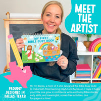 My First Busy Book Screen Free Activities for Toddlers 3-5 Activity - Colorful Bible Busy Book - image 2