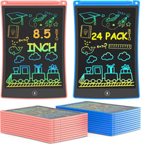 bravokids 2 Pack LCD Writing Tablet with Stylus - Blue*12+pink*12 / 8.5 inch